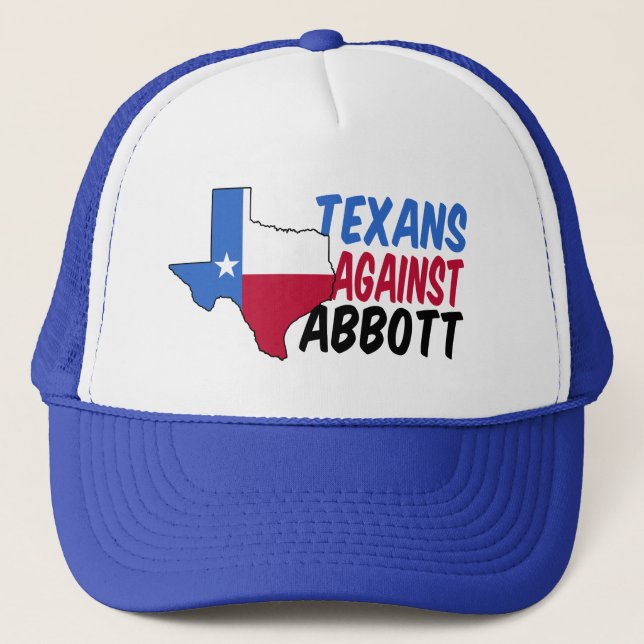 Casquette Texans contre Greg Abbott pour le gouverneur démoc (Devant)