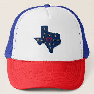 Casquette Texas Love and Shining Stars in the Lone Star Stat