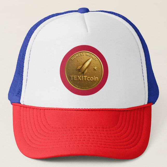 Casquette TexitCoin Official Logo On Back Coin on Front (Devant)