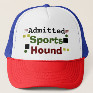 Casquette Texte Abstrait multicolore admis de la coque de sp