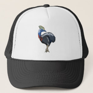 Casquette texte de la dent de couleur cassowary