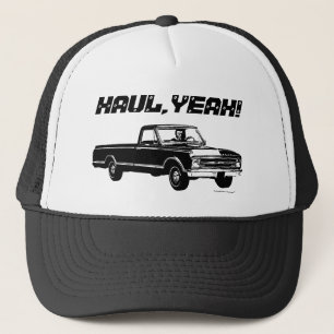 Casquette Texte ouais fait sur commande vintage de transport