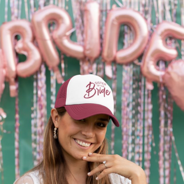 Casquette Texte personnalisé de la mariée (Créateur téléchargé)