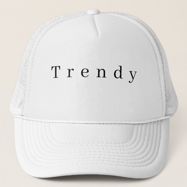 Casquette Texte tendance Personnalisé Personnalisé Hommes Fe (Devant)