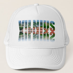 Casquette Texte Vilnius avec réflexion