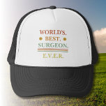 Casquette Texte vintage | Meilleur chirurgien au monde | Cad<br><div class="desc">Texte vintage | Meilleur chirurgien au monde | Cadeau pour un chirurgien. Porter cette chemise pourrait être une façon amusante de montrer de la fierté dans son métier ou de célébrer une réussite personnelle. Il pourrait aussi servir de point de départ à la conversation et de moyen de se connecter...</div>