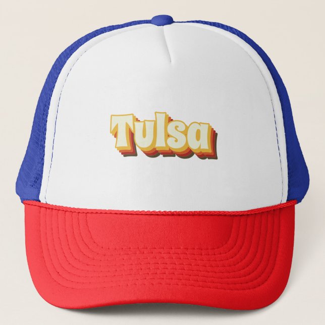 Casquette Texte Vintage Tulsa (Devant)