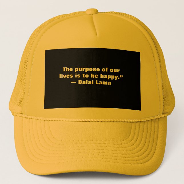 Casquette Textes de citations noirs et petits  (Devant)