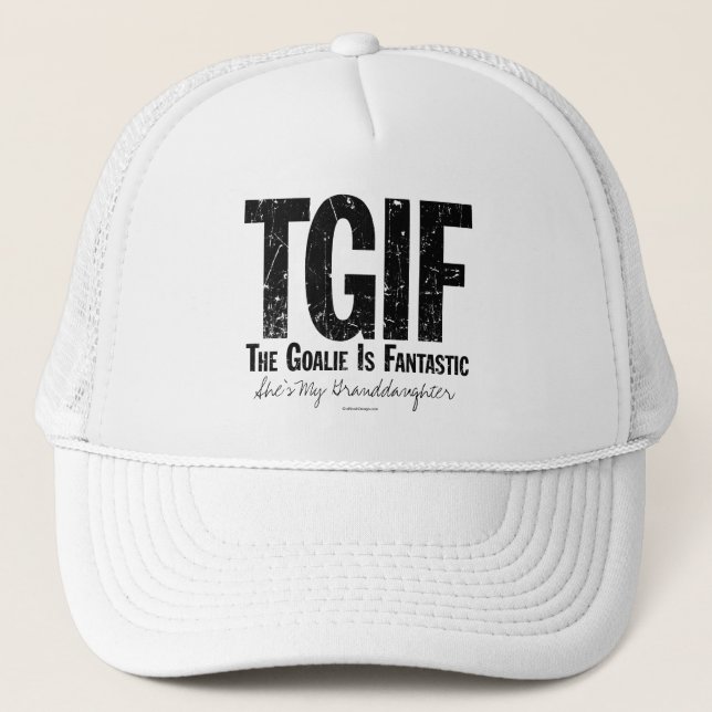 Casquette TGIF : Le gardien de but est fantastique (Devant)