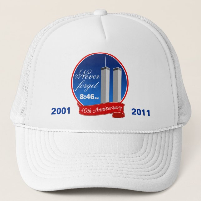 Casquette Th des 9/11 septembre 11 - nous nous rappelons la (Devant)
