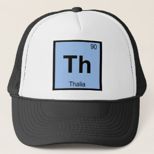 Casquette Th - Thalia Grâces Symbole du tableau périodique d