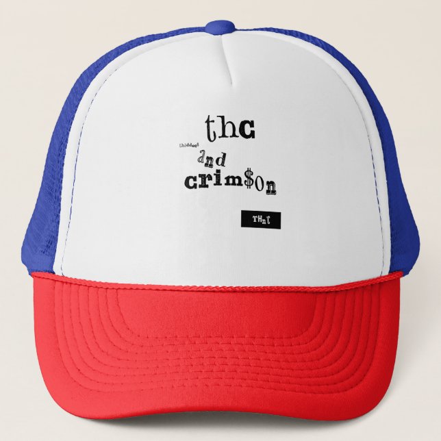 Casquette thaddeus & crimson (Devant)