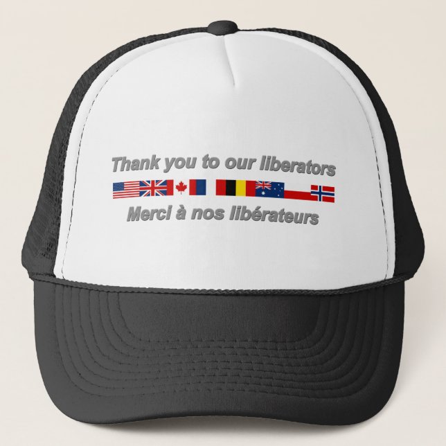 Casquette thank_you_to_our_liberators (Devant)