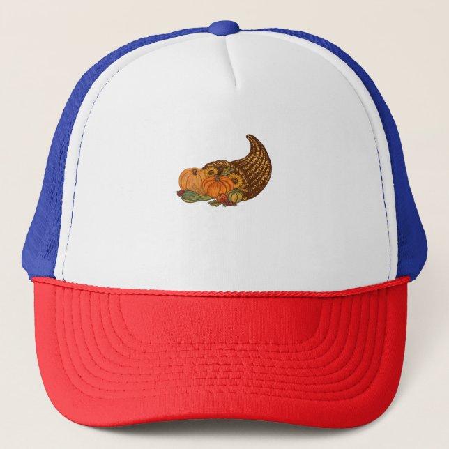 Casquette Thanksgiving Cornucopia Classic T-Shirt (Devant)