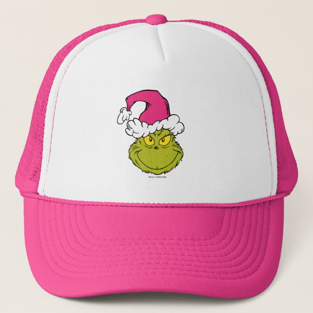 Casquette The Grinch in Pink Santa Hat (Devant)