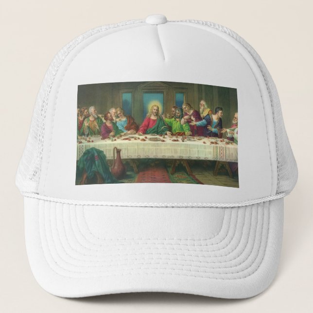 Casquette The Last Supper Originally by Leonardo da Vinci (Devant)