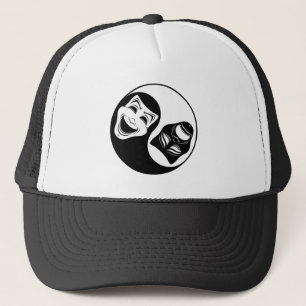 Casquette Théâtre Yin Yang Design - Masques de comédie et de