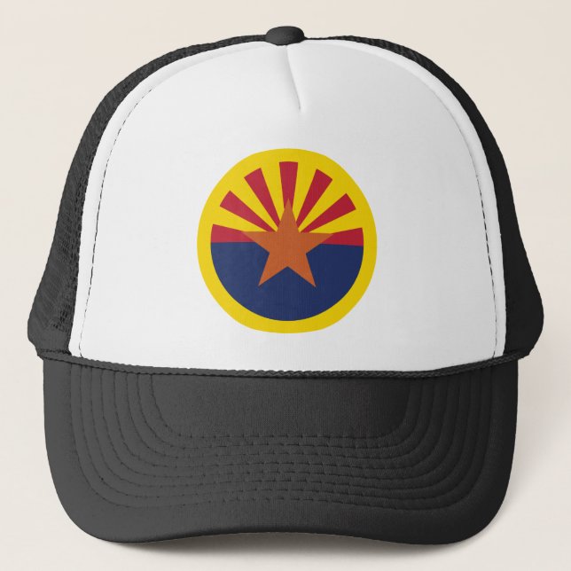 Casquette Thème 00 de drapeau de l'Arizona (Devant)