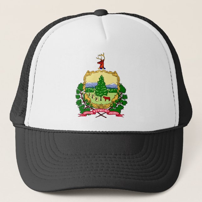 Casquette Thème 00 de drapeau du Vermont (Devant)