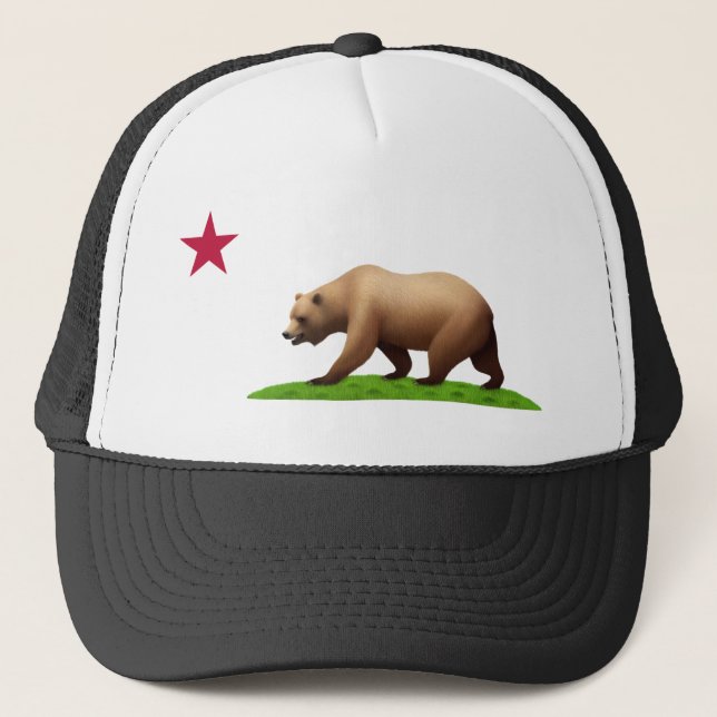 Casquette Thème 02 de drapeau de la Californie (Devant)