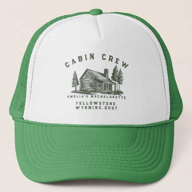 Casquette Thème de camp Week-end de camping Enterrement de v (Devant)