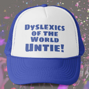 Casquette Thème Dyslexie