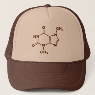 Casquette Théobromine au chocolat Formule chimique moléculai