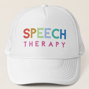 Casquette Thérapie vocale. Pathologiste de la langue de la p
