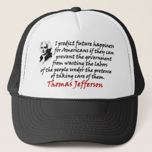 Casquette Thomas Jefferson : Empêchez le gouvernement !