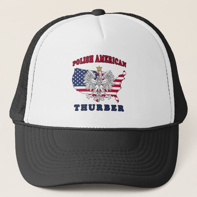 Casquette Thurber Texas Polonais Américain (Devant)