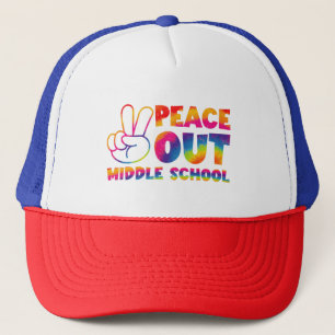 Casquette Tiedye de la dernière journée d'école au collège P