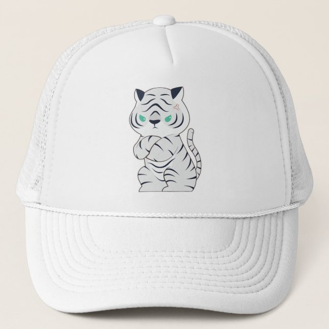 Casquette Tiger en colère (Devant)