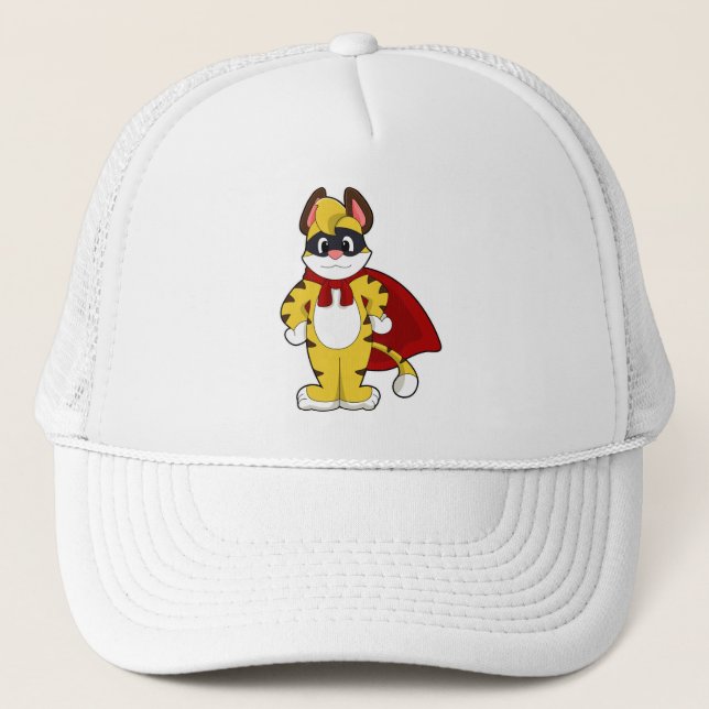 Casquette Tiger en héros avec Masque et Cap (Devant)
