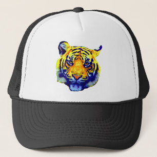 Casquette Tiger Eyes Pop Art