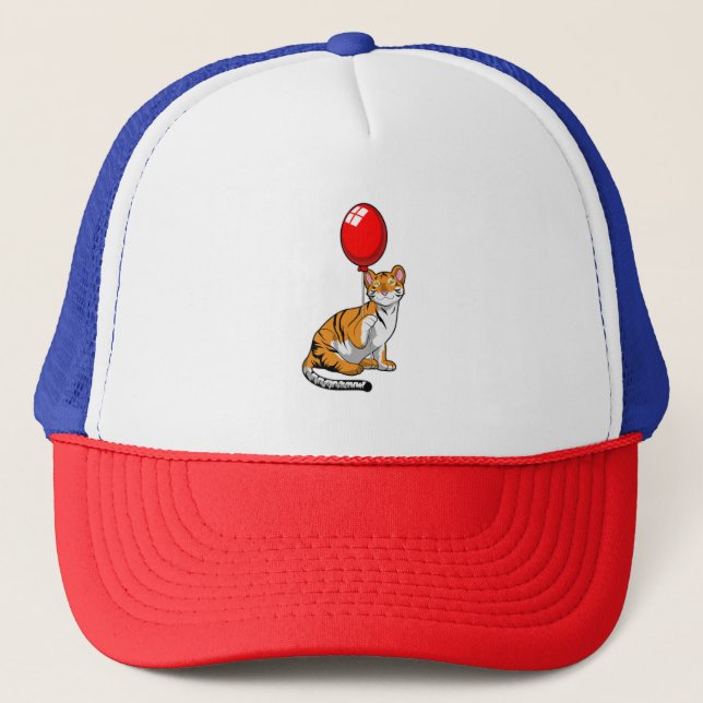 Casquette Tigre avec ballon (Devant)