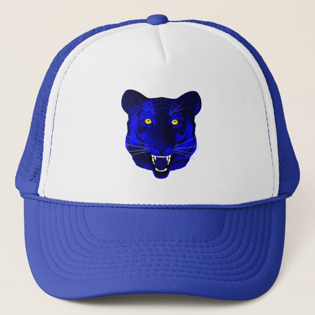 Casquette Tigre bleu (Devant)