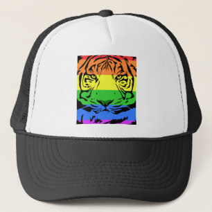 Casquette Tigre d'arc-en-ciel