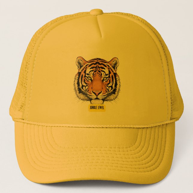 Casquette Tigre. Joyau de la jungle (Devant)