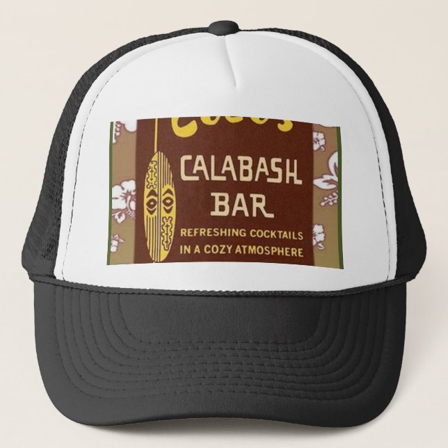 Casquette Tiki Art - Cocos Calabash Bar (Devant)