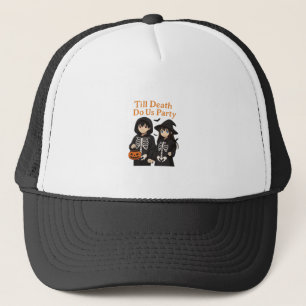 Casquette Till Death Do Us Party - Anime Halloween Couple Cl