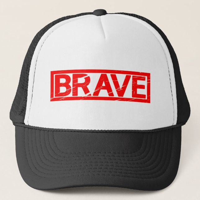 Casquette Timbre courageux (Devant)
