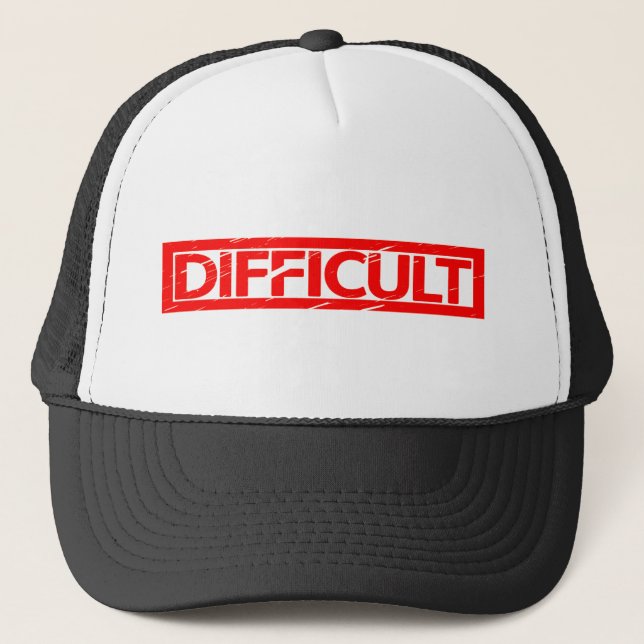 Casquette Timbre difficile (Devant)