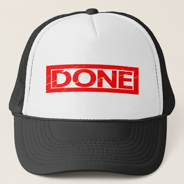 Casquette Timbre effectué (Devant)