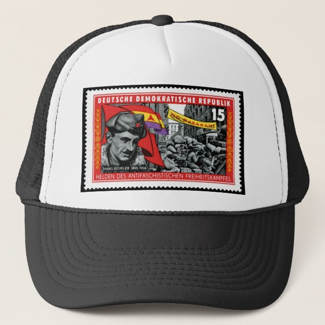 Casquette Timbre Hans de commémoration Beimler de la RDA (Devant)