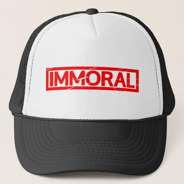 Casquette Timbre immoral (Devant)