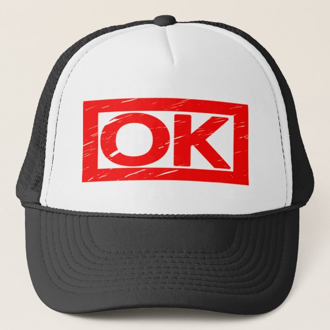 Casquette Timbre OK (Devant)
