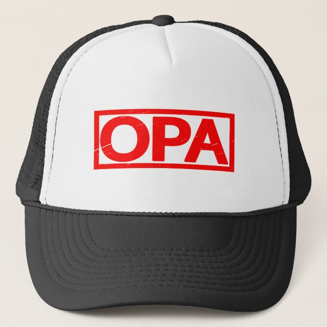 Casquette Timbre Opa (Devant)