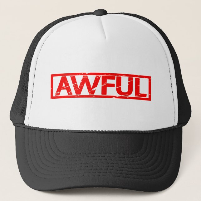 Casquette Timbre terrible (Devant)