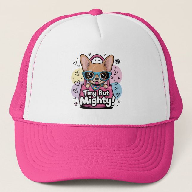 Casquette Tiny mais Mighty Chihuahua Sweats & Capuches pour  (Devant)