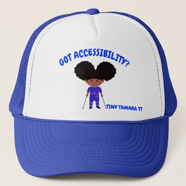 Casquette Tiny Tamara A Accessibilité Trucker Hat (Devant)